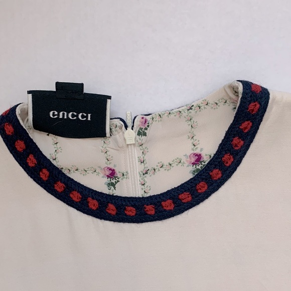 Gucci Vintage Knee-Length Dress Color Cream - Picture 10 of 14